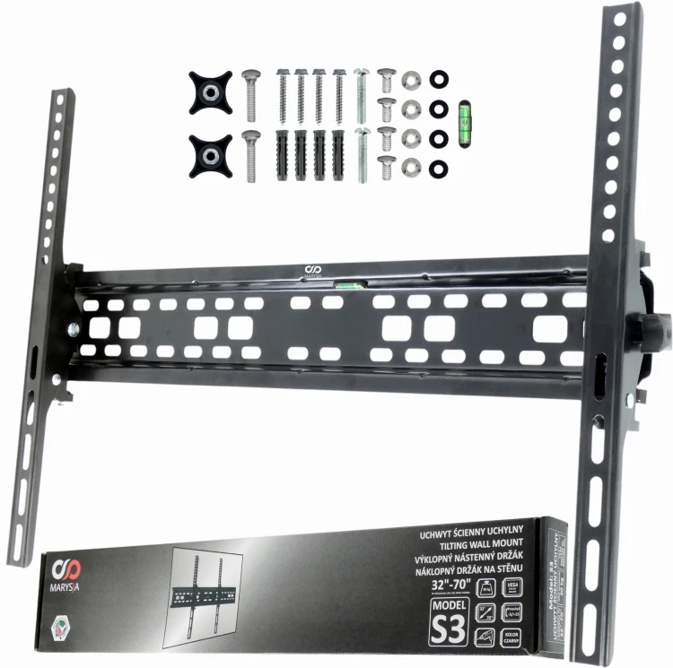 Uchwyt uchylny do TV 32-70 cali Marysja S3 VESA 600x400