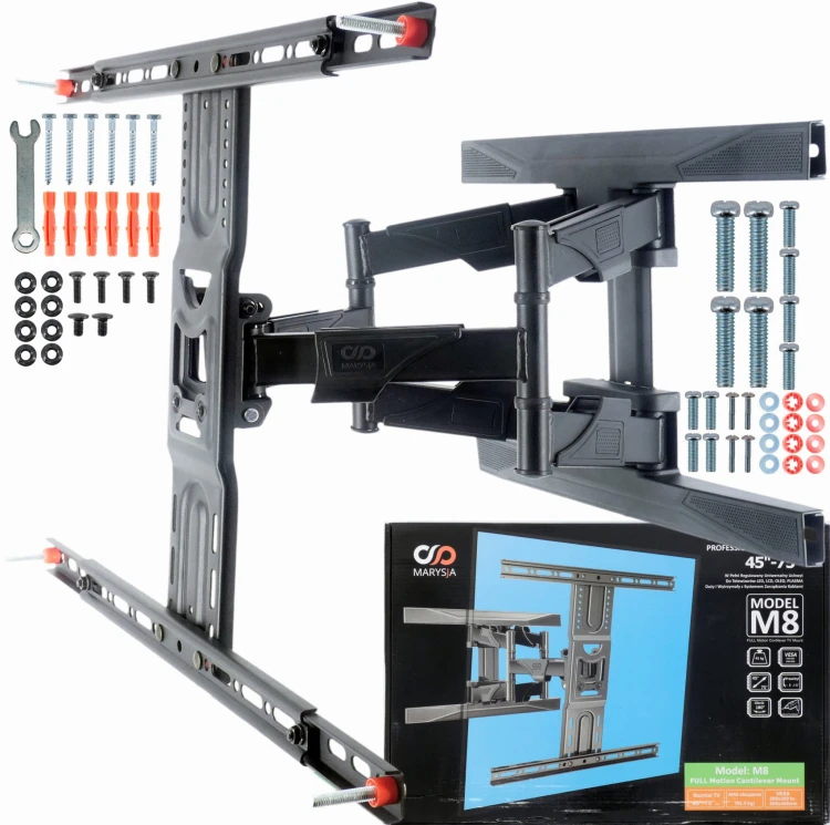 Uchwyt TV obrotowy Marysja M8 45-75" VESA do 68 kg