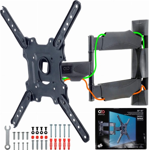 Uchwyt obrotowy do TV 32-55" Marysja - VESA 400x400, udźwig 31,8 kg