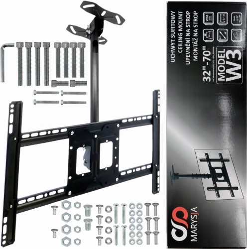 Uchwyt sufitowy do TV Marysja 32-70 cali obrotowy - udźwig 68 kg
